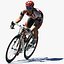 Cycler On Bike