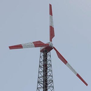 3d wind farm turbines