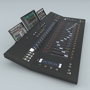 mackie dc16 control surface 3D model