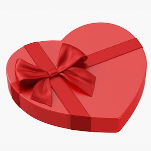 3D model Gift Box Heart v2
