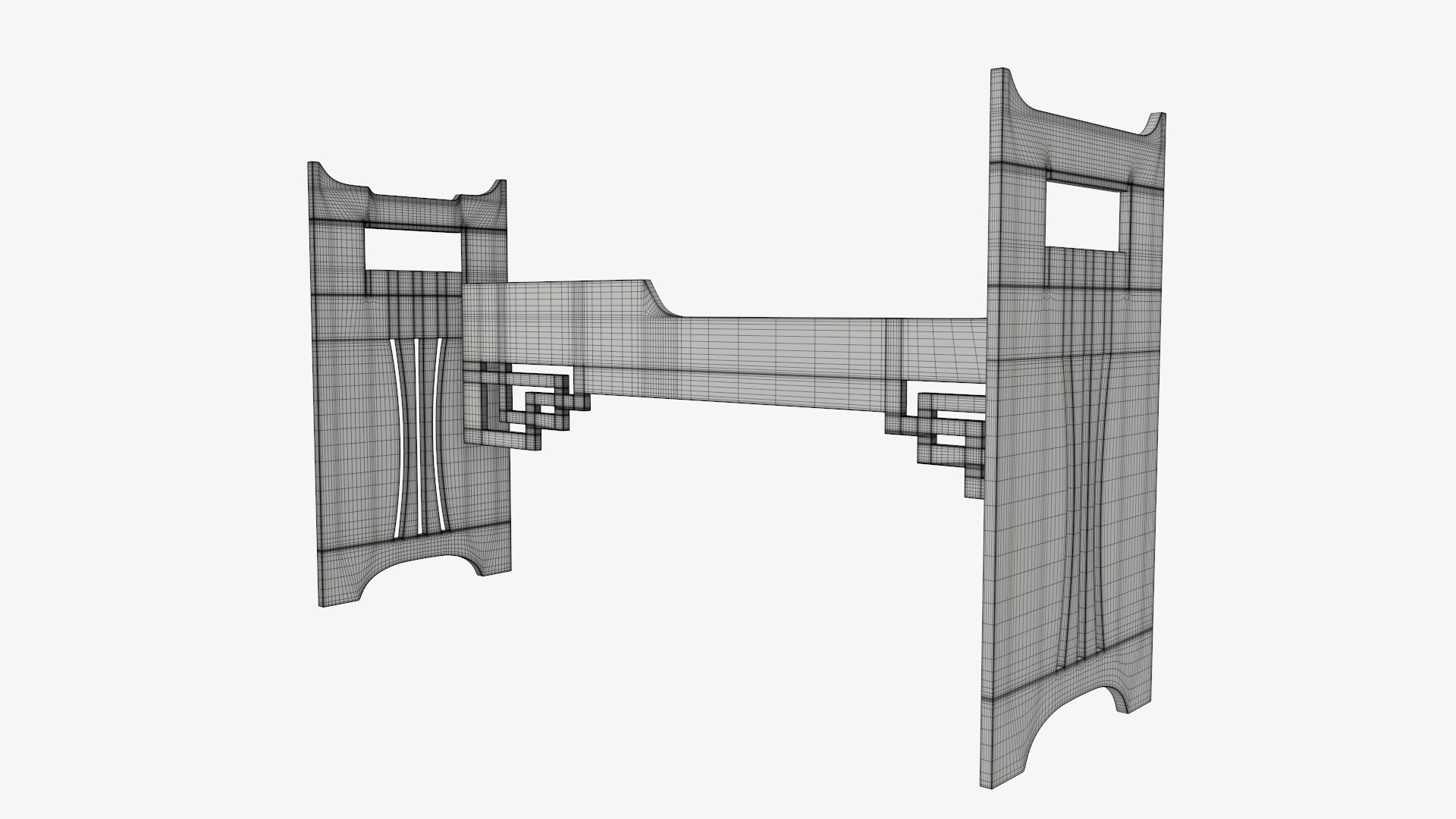 Zither Stand Chinese 3D - TurboSquid 1678035