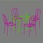 Chair & Table Set 06