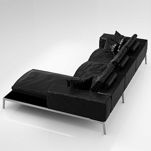 FLEXFORM LIFESTEEL 178 CM SOFA SECTIONAL CONTEMPORARY