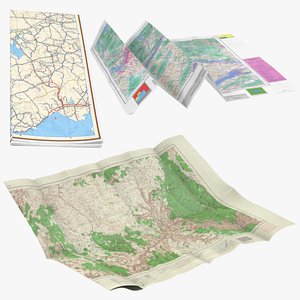 3d model of maps