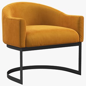 3D Joybird Jolie Accent Chair model