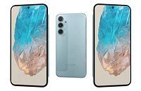 Samsung Galaxy M35 Light Blue Low Poly