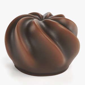 3D chocolate candy model