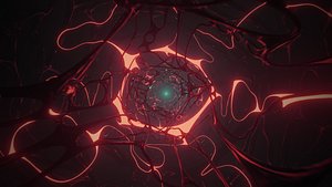 Cyberpunk sci-fi Tunnel VJ loop
