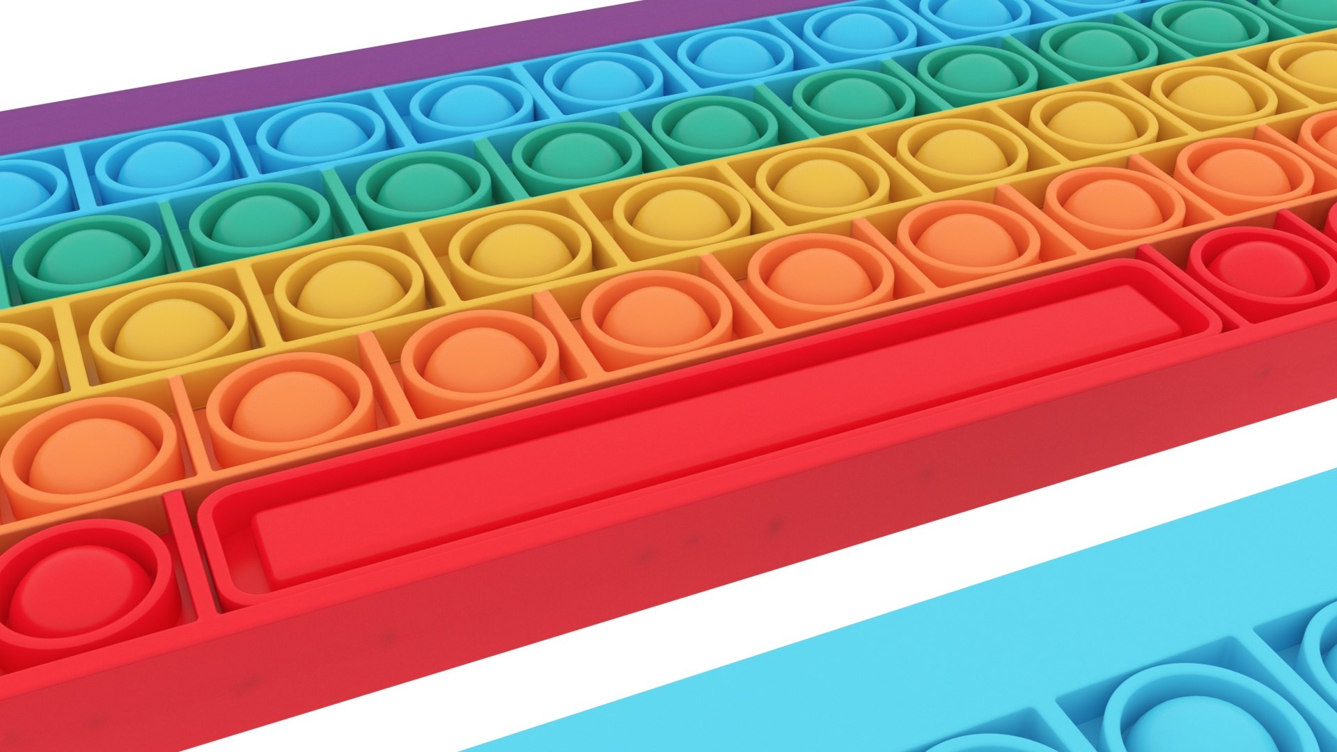 Keyboard Pop It Fidget Toys Set 3D model - TurboSquid 1769736