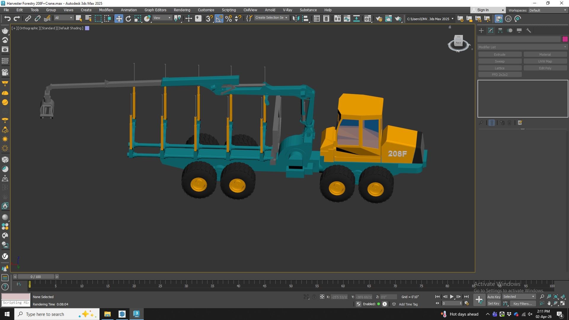 Harvester Forestry 208F Crane 3D model https://p.turbosquid.com/ts-thumb/6X/IRBSFr/EV/1/jpg/1776231707/1920x1080/fit_q87/c5cbd0b30496d4261fbe9cda08cf344aa020bcda/1.jpg