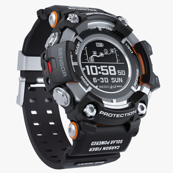 sports watch shock resistant 3D model