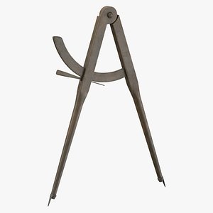 3D Compass Drawing Tool model