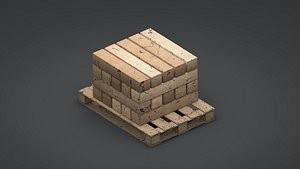 Construction Wood Stack model