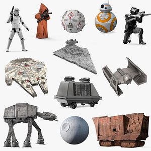 3D Star Wars Universe Collection 3