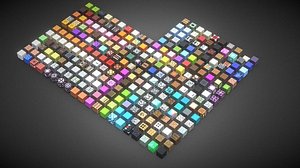 Minecraft Blocks Full Volume model