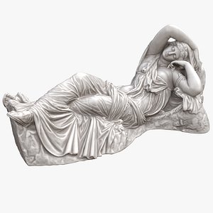 3D model sleeping ariadne