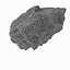 Realistic Stone Debris Asphalt Piece Carvão Preto