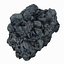 Realistic Stone Debris Asphalt Piece Carvão Preto