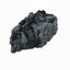 Realistic Stone Debris Asphalt Piece Carvão Preto