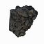 Realistic Stone Debris Asphalt Piece Carvão Preto