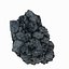Realistic Stone Debris Asphalt Piece Carvão Preto