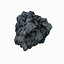 Realistic Stone Debris Asphalt Piece Carvão Preto