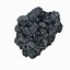 Realistic Stone Debris Asphalt Piece Carvão Preto