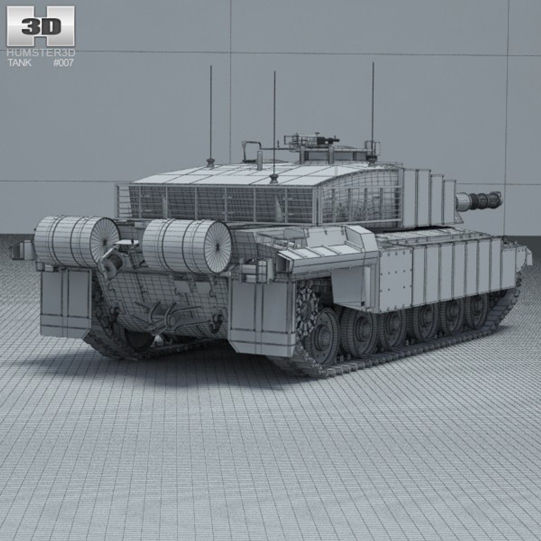 3d Challenger 2 Model