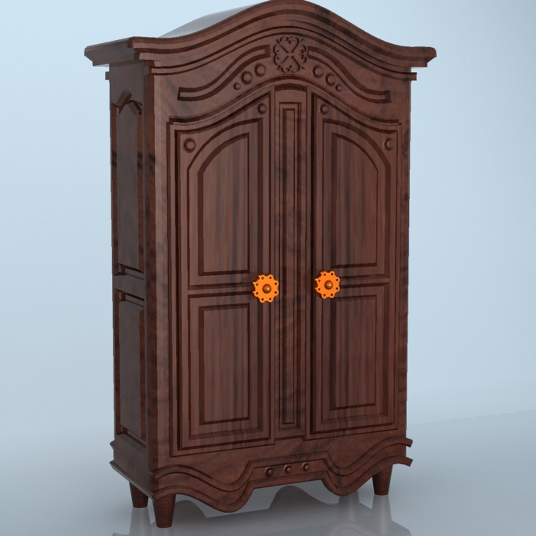 Wardrobe Antique 3d Max