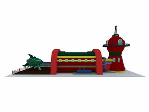3D futurama planet express model
