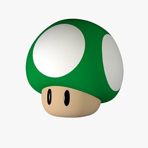 cinema4d super mario green mushroom