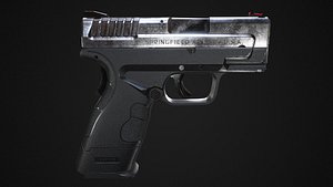 3D Sub-Compact 9mm Handgun