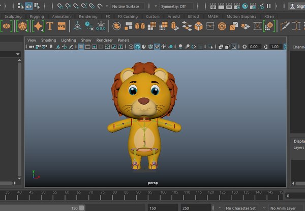Cartoon Lion Animated 3D model - TurboSquid 2027684