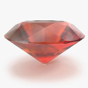 Round Brilliant Cut Amber