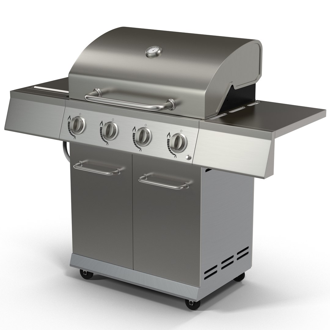 Gas Grill 3D model preview