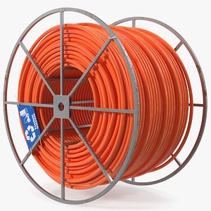3D model fiber optic cable conduit