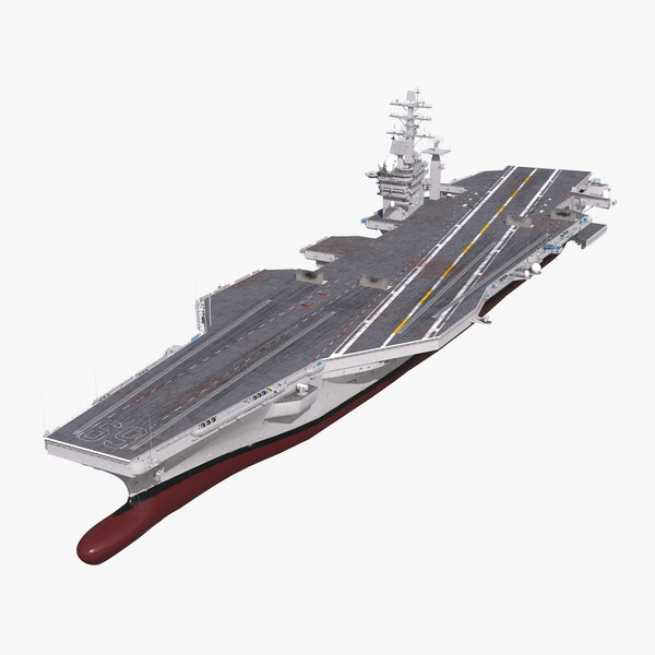 3d model uss dwight d eisenhower