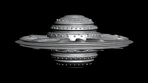 3D spaceship m3 model