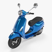 Vespa - Blue Vivace Glossy
