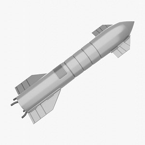 Starship 3D Illustration
