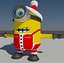 christmas minion 3d model
