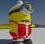 christmas minion 3d model