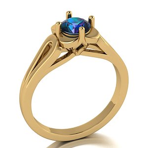 ring gem luxury 3D model