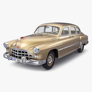 GAZ 12 ZIM 1949-1959 Simple Interior M 1 3D model