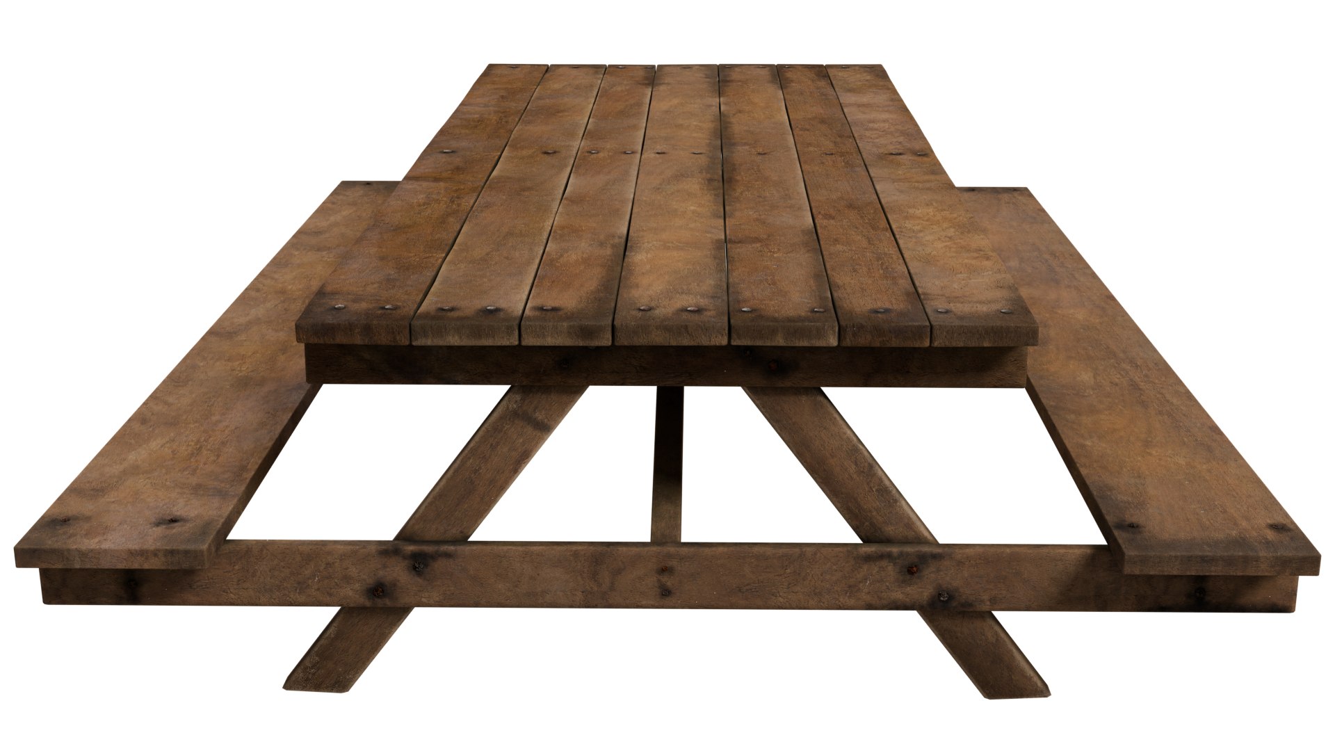 3D Picnic Table Model - TurboSquid 2236142