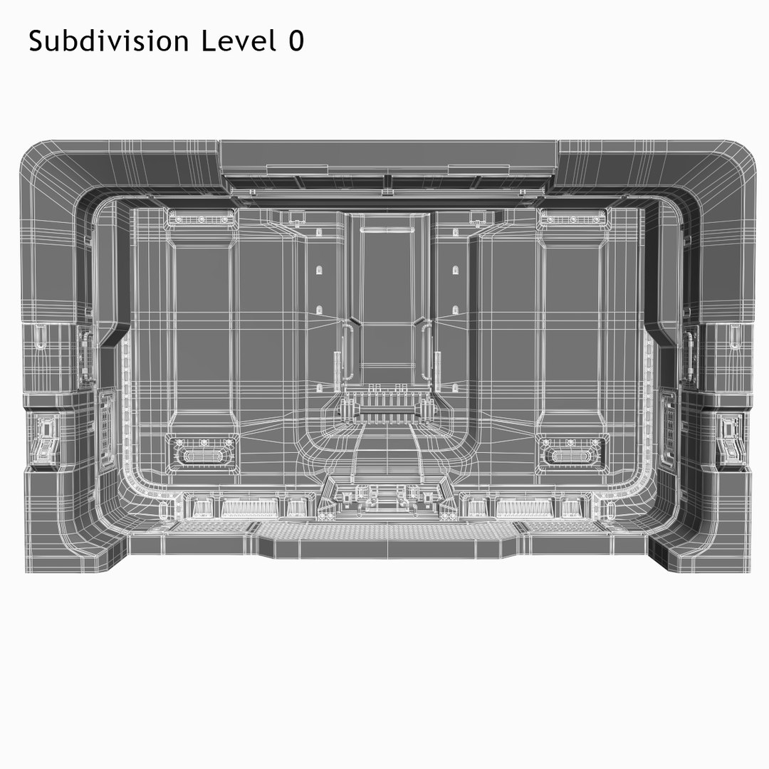 3d model of science fiction door https://p.turbosquid.com/ts-thumb/6Y/70310h/BPWKqh7U/3dsmaxwire_subdivision00/jpg/1431208394/1920x1080/fit_q87/5df1d89a5bc53b0c8e494942f7c92002f6e262db/3dsmaxwire_subdivision00.jpg