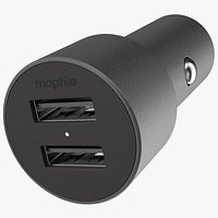 mophie Dual USB Type A Car Charger