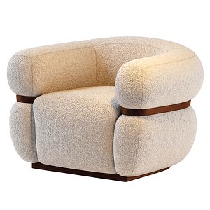 3D Malibu armchair model