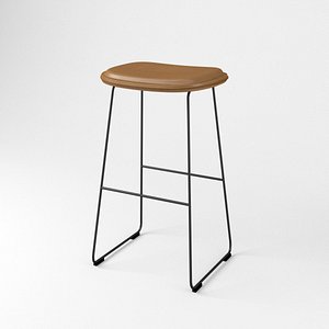 3D chair bar-stool model