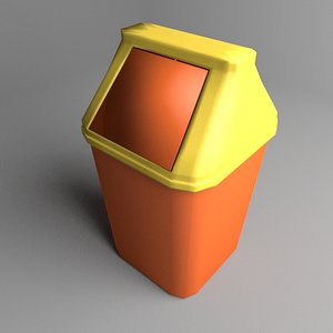 3D model waste container 2